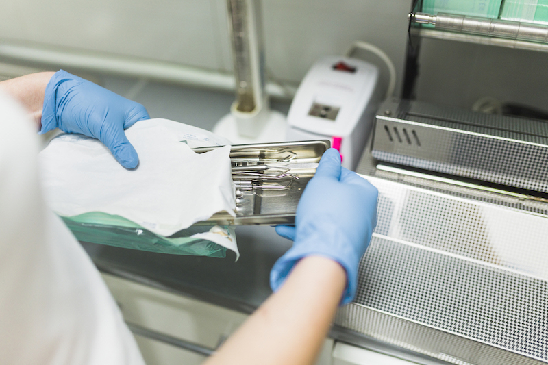 Sterilization of medical equipment in practice