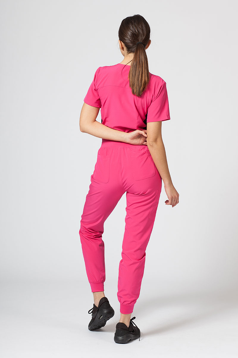 Women's Maevn Matrix Impulse jogger scrub trousers hot pink