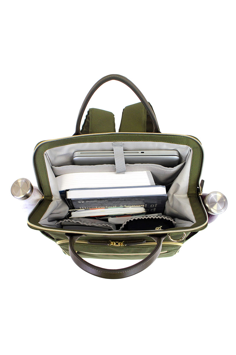 Anello Parcel Shoulder Bag (Olive)