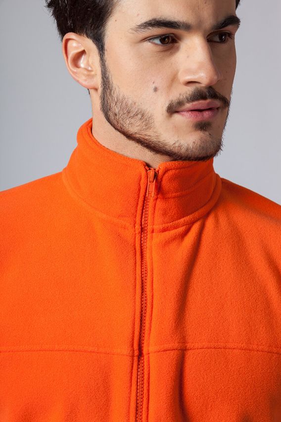 Men’s Malfini Fleece top orange-2