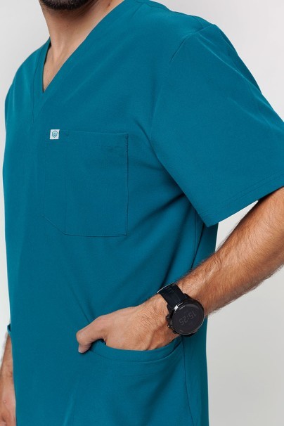 Men’s Uniforms World 309TS™ Louis scrubs set caribbean blue-5