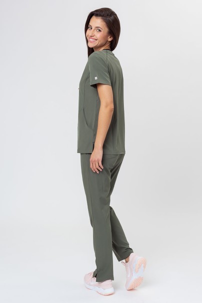 Women's Maevn Matrix Impulse Stylish scrubs set olive-1