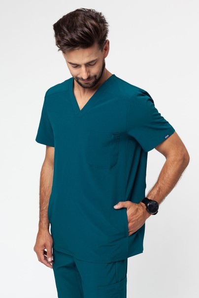 Men’s Adar Uniforms Cargo scrubs set (with Modern top) bottle green-2