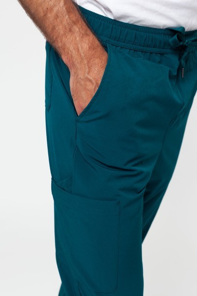 Men’s Adar Uniforms Cargo scrubs set (with Modern top) bottle green-10