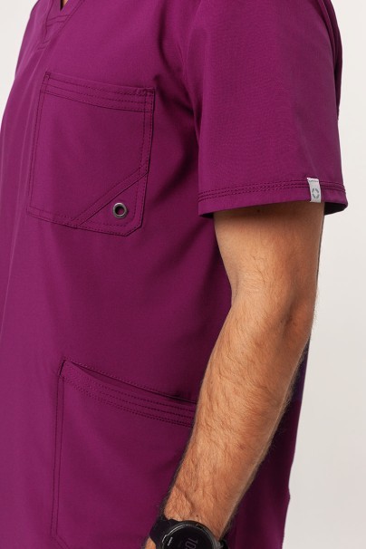 Men's Cherokee Infinity (V-neck top, Fly trousers) scrubs set wine-4