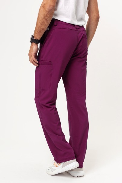 Men's Cherokee Infinity (V-neck top, Fly trousers) scrubs set wine-8