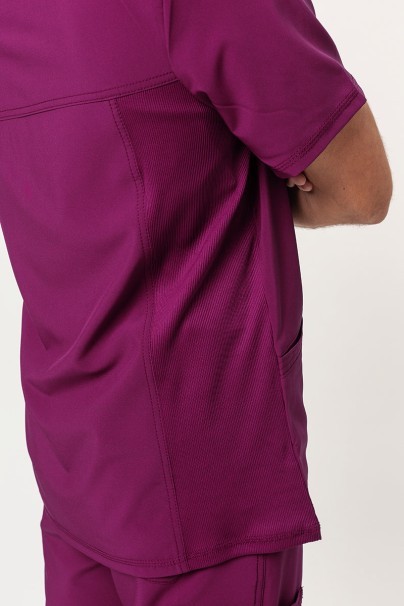 Men's Cherokee Infinity (V-neck top, Fly trousers) scrubs set wine-6