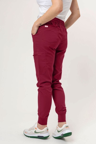 Women's Uniforms World 109PSX Shelly Jogger (Ava trousers) scrubs set burgundy-8