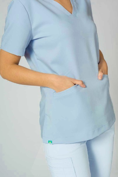 PROMO Women's Sunrise Uniforms Premium scrubs set (Joy top, Chill trousers) blue-6