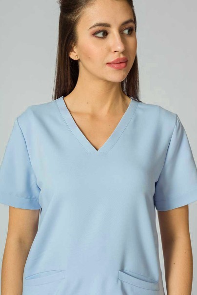 PROMO Women's Sunrise Uniforms Premium scrubs set (Joy top, Chill trousers) blue-5