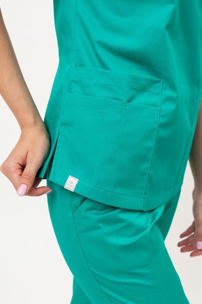 Women's Sunrise Uniforms Basic Jogger FRESH scrubs set (Light top, Easy trousers) light green-6