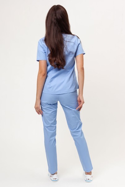 Women’s Sunrise Uniforms Basic Classic FRESH scrubs set (Light top, Regular trousers) blue-1