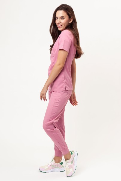 Women's Maevn Matrix scrubs set (Double V-neck top, Yogga trousers) lilac-2