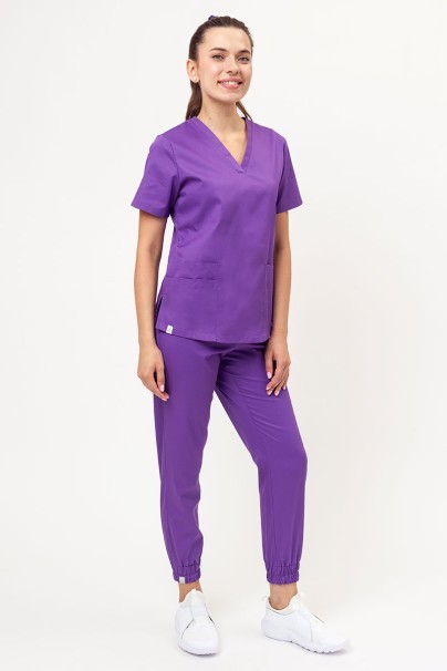 Women's Sunrise Uniforms Basic Light FRESH scrub top violet-6