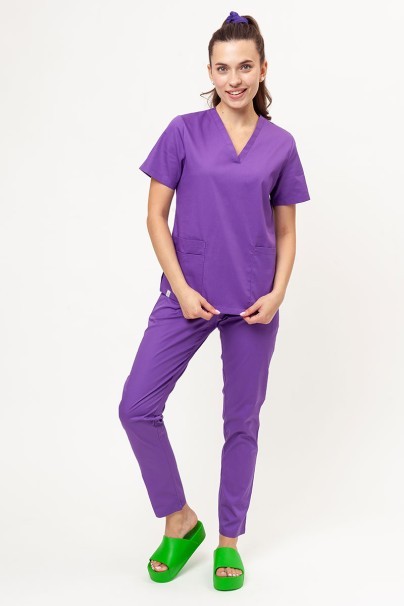 Sunrise Uniforms Basic Regular FRESH scrub trousers violet-4