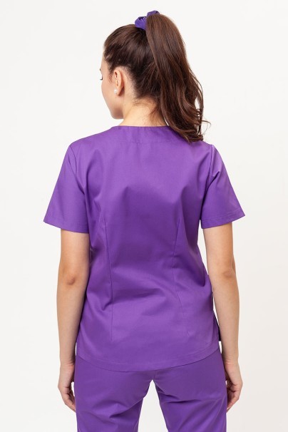 Women’s Sunrise Uniforms Basic Classic FRESH scrubs set (Light top, Regular trousers) violet-4