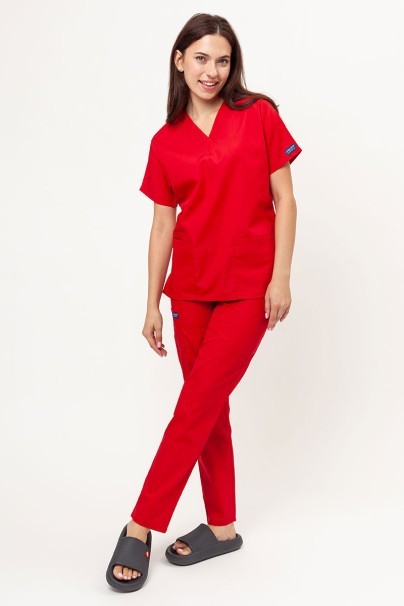 Women’s Cherokee Originals V-Neck scrub top red-5