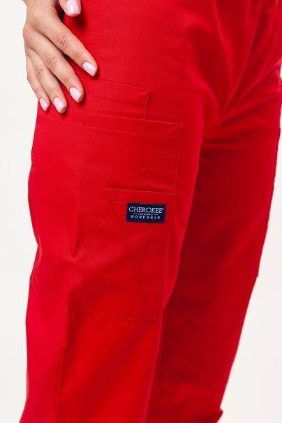 Women’s Cherokee Originals Natural Rise scrub trousers red-2