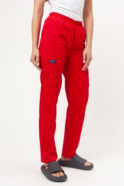 Women's Cherokee Originals scrubs set (V-neck top, N.Rise trousers) red-7