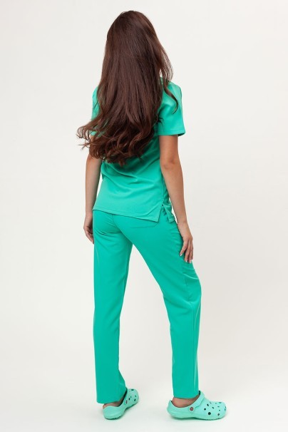 Women's Velilla Microfiber scrub top mint-7