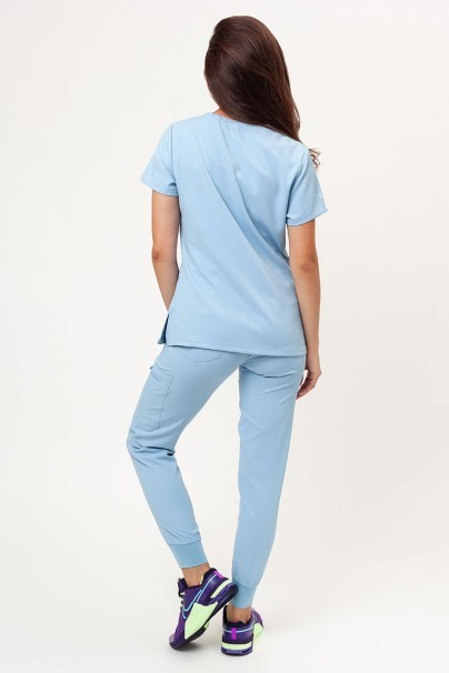 Women's Uniforms World 109PSX Shelly Jogger (Ava trousers) scrubs set ciel blue-1