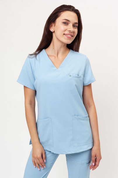 Women's Uniforms World 109PSX Shelly Jogger (Ava trousers) scrubs set ciel blue-2