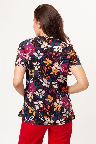 Women's Cherokee Prints V-neck scrub top Artful Blooms-1