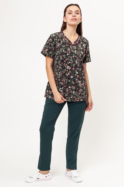 Women's Cherokee Prints V-neck scrub top What The Speck-5