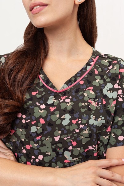 Women's Cherokee Prints V-neck scrub top What The Speck-2