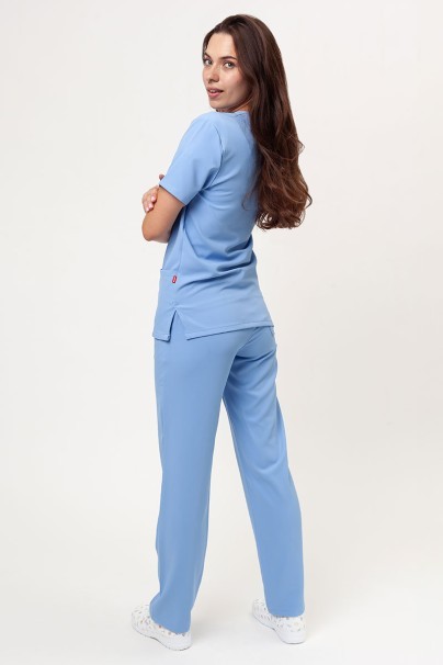 Women's Velilla Microfiber scrub top blue-5