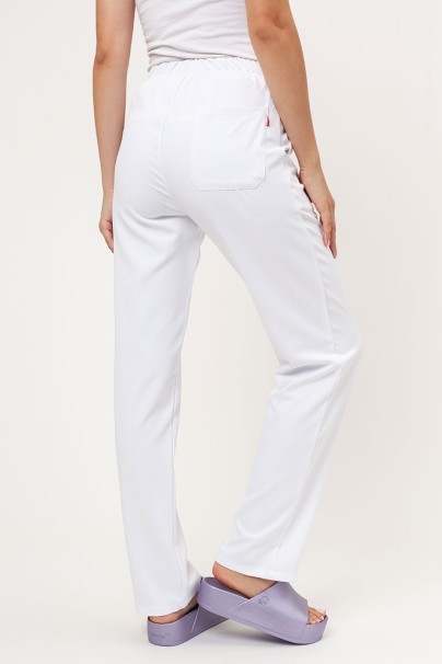 Women's Velilla Microfiber scrub trousers white-2