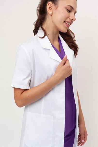 Women's Velilla Classic short sleeve lab coat-2