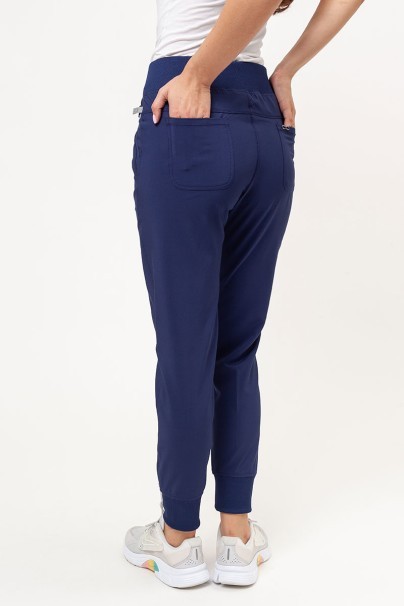 Women's Cherokee Infinity Mid Rise scrub jogger trousers navy-2