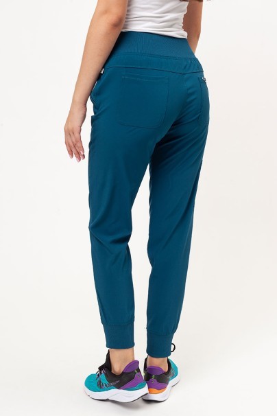 Women's Cherokee Infinity Mid Rise scrub jogger trousers caribbean blue-2