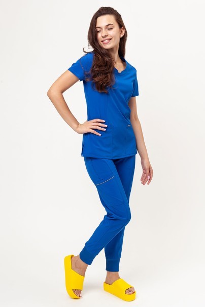 Women's Cherokee Infinity (Jogger trousers) scrubs set royal blue-2