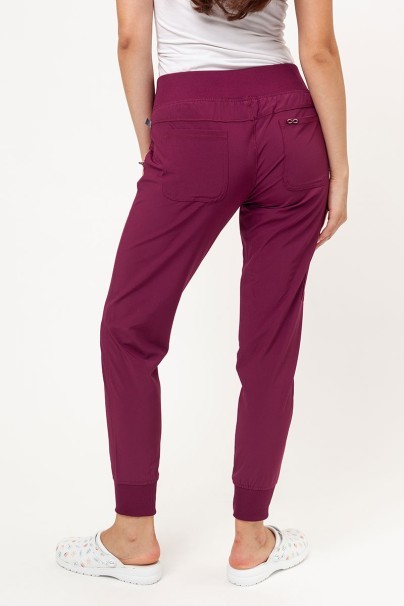 Women's Cherokee Infinity (Jogger trousers) scrubs set wine-9