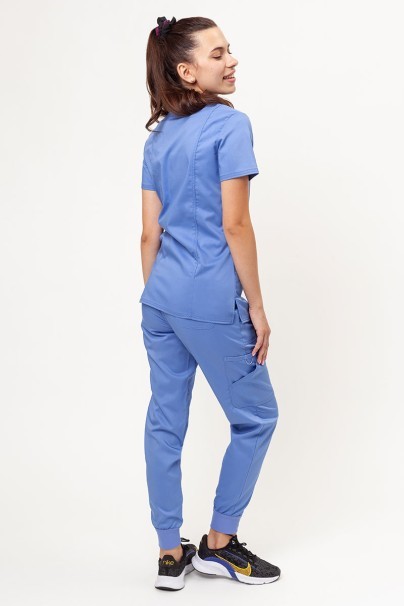 Women's Cherokee Revolution scrubs set (Soft top, Jogger trousers) ceil blue-2