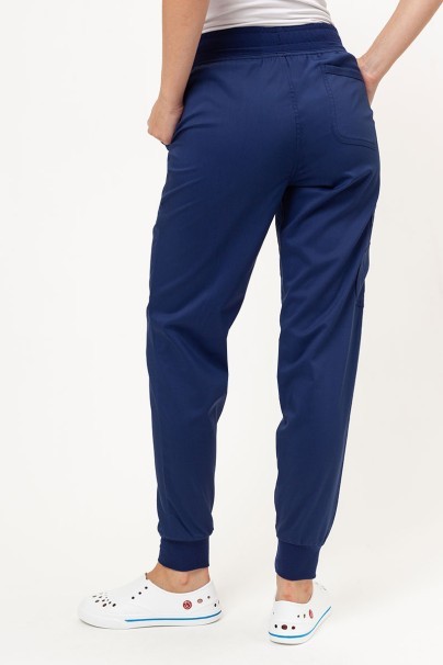 Women's Cherokee Revolution Mid Rise scrub jogger trousers navy-3