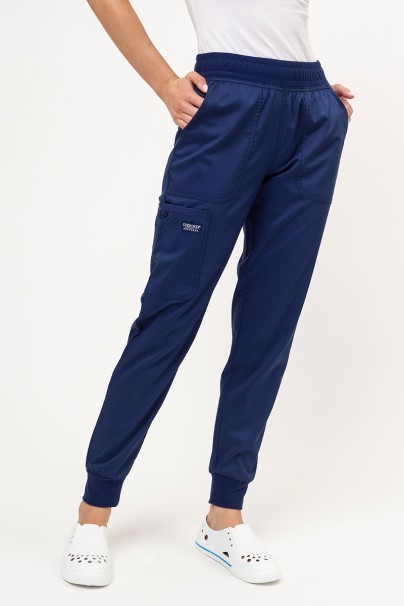 Women's Cherokee Revolution scrubs set (Soft top, Jogger trousers) navy-7