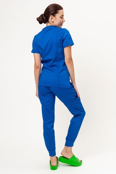 Women's Cherokee Revolution Mid Rise scrub jogger trousers royal blue-8