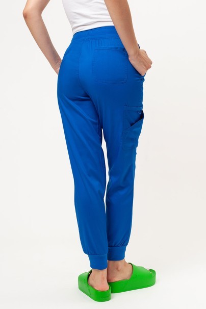 Women's Cherokee Revolution Mid Rise scrub jogger trousers royal blue-1