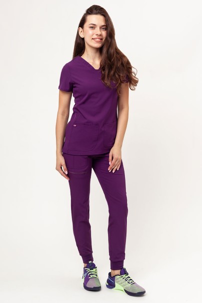 Women's Heartsoul Break on Through scrub jogger trousers eggplant-6