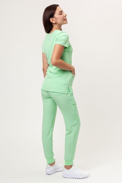 Women's Heartsoul Break on Through V-neck scrub top mint-4