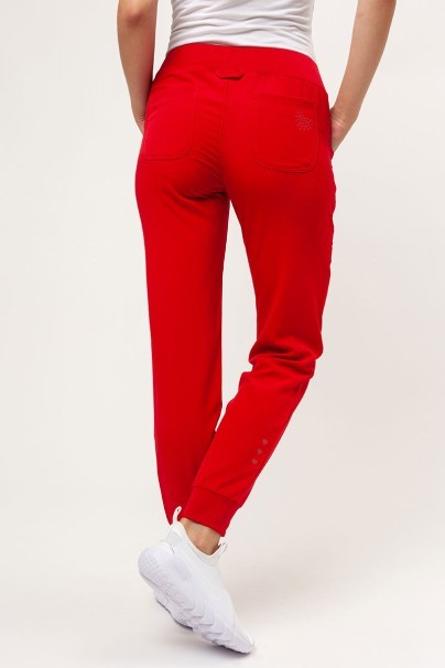 Women's Heartsoul Break on Through scrub jogger trousers red-2