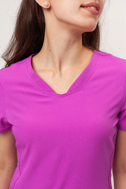 Women's Heartsoul Break on Through V-neck scrubs set violet-4