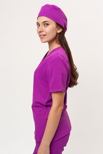 Velilla Microfiber scrubs cap eggplant-2