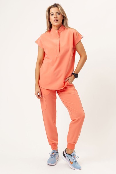 Women's Uniforms World 518GTK™ Avant Phillip On-Shift scrub trousers salmon orange-3