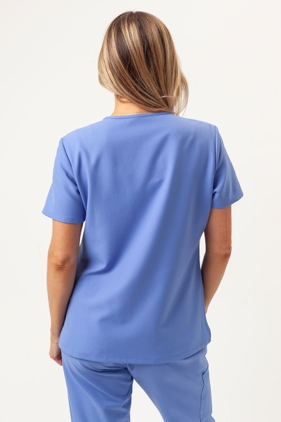 Women's Cherokee Ultra V-neck scrub top ceil blue-4