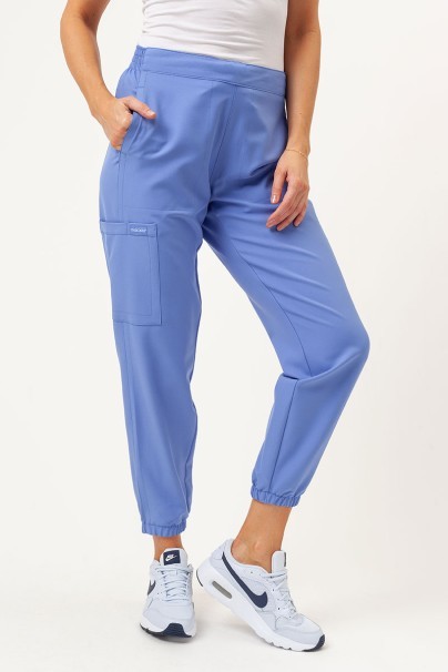 Women's Cherokee Ultra scrubs set (V-neck top, Jogger trousers) ceil blue-7