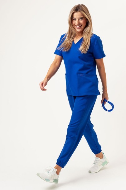 Women's Cherokee Ultra scrubs set (V-neck top, Jogger trousers) galaxy blue-2